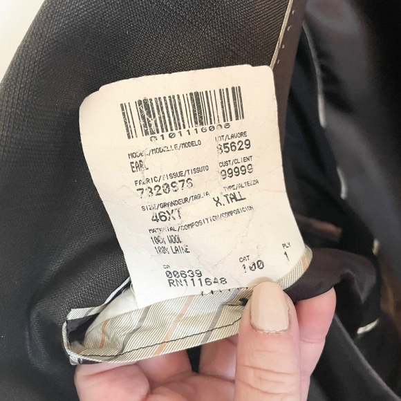 Vintage Men’s Blazer Brown Wool Formal Business Old money Academia 46L - Picture 8 of 14